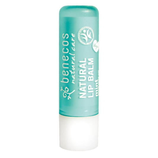 Bálsamo Labial Oliva karité Jojoba Menta Benecos 4.8 g