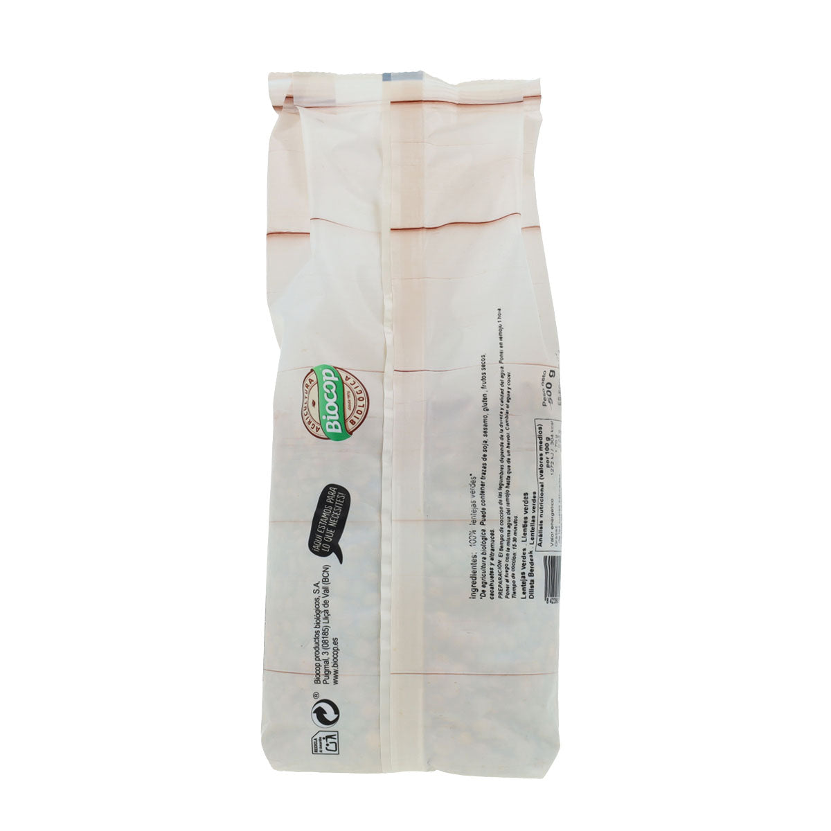 Grüne Linsen Biocop 500 g