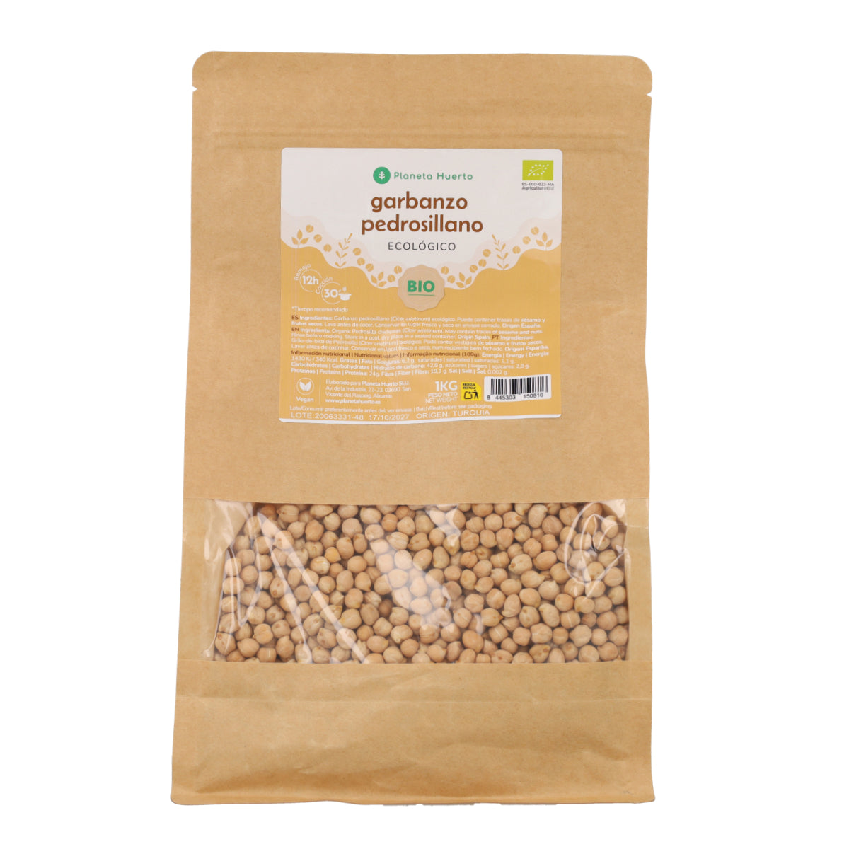 Kichererbse Pedrosillano ECO Planeta Huerto