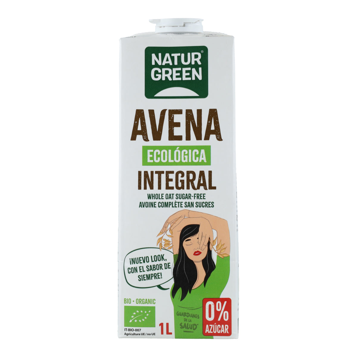 Bio-Haferdrink NaturGreen 1 l, 0 % Zucker