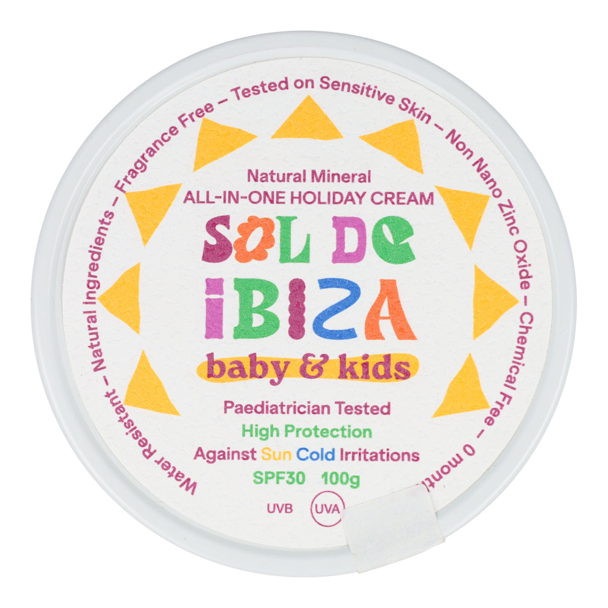 All-in-One-Sonnencreme für Babys ab 0 Monaten LSF 30 Sol de Ibiza BIO 100 g