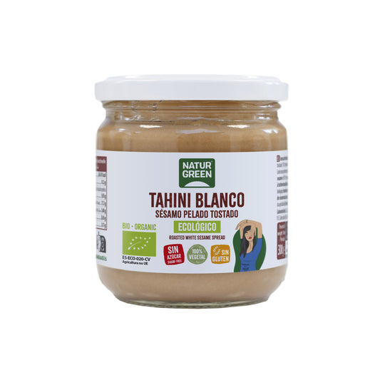 Glutenfreie weiße Tahin-Creme Naturgreen 300 g