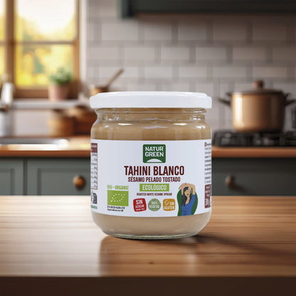 Glutenfreie weiße Tahin-Creme Naturgreen 300 g