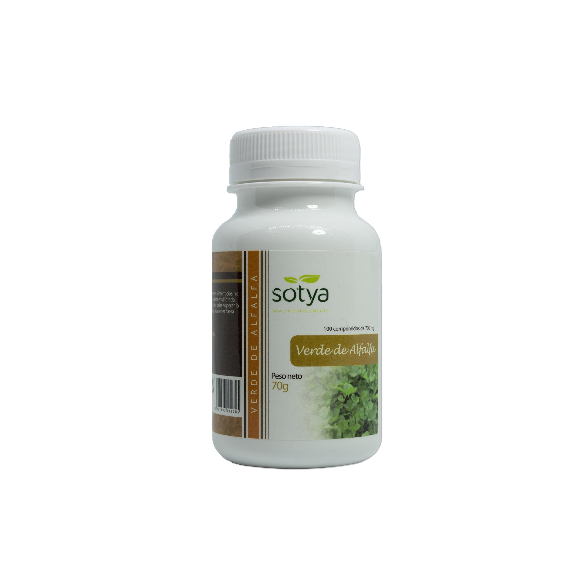 Verde Alfalfa Sotya 700 Mg 100 Comp