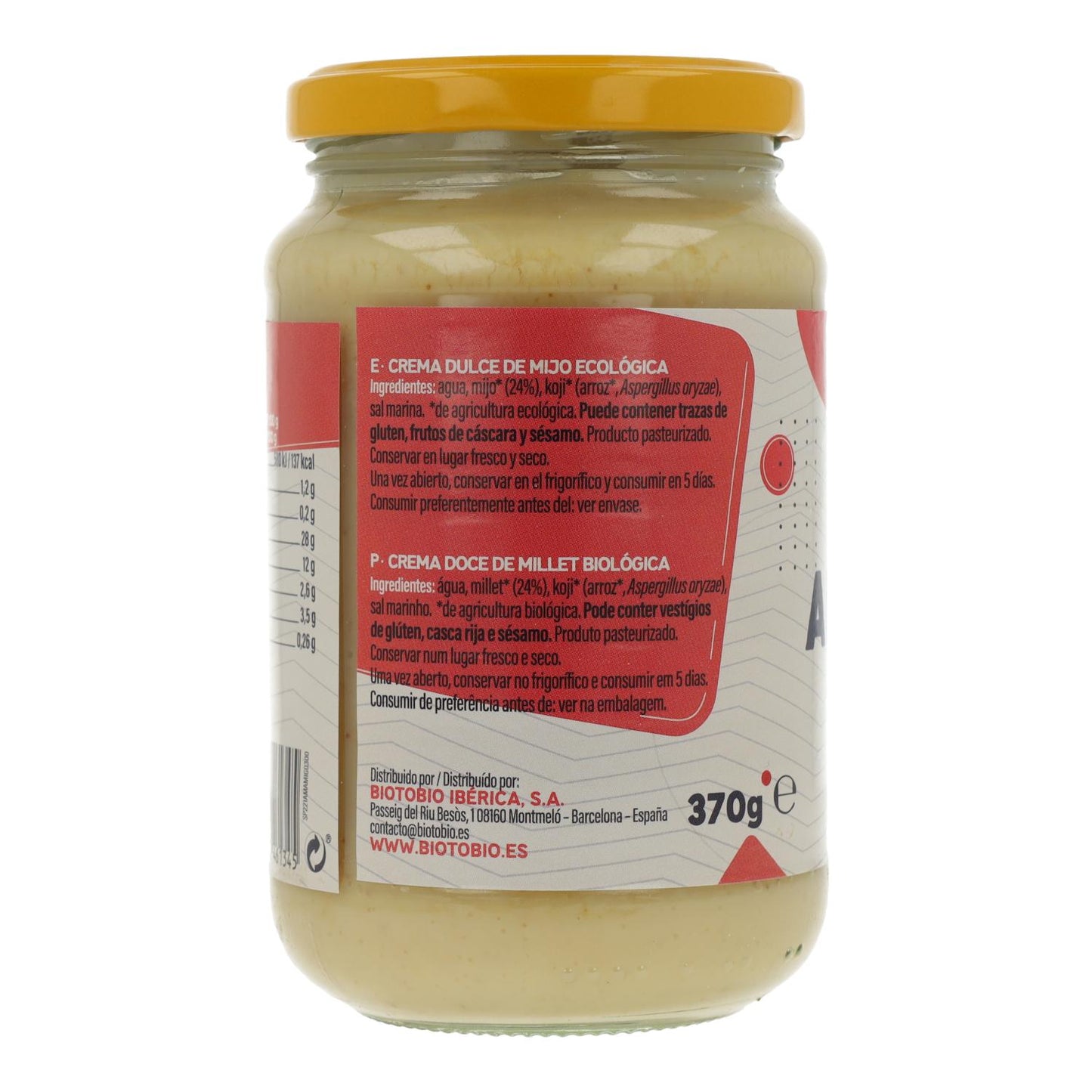 Amasake de mijo La Finestra Sul Cielo  370 g
