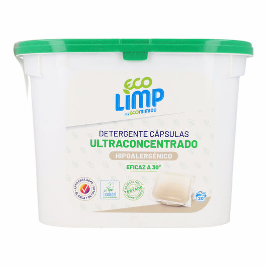 Ultrakonzentrierte Waschmittelkapseln Mimidu ECO 20 Dosierungen