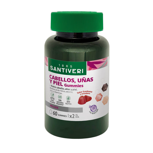Kautabletten für Haare, Nägel und Haut SantiverI 60 Tabletten 162 g