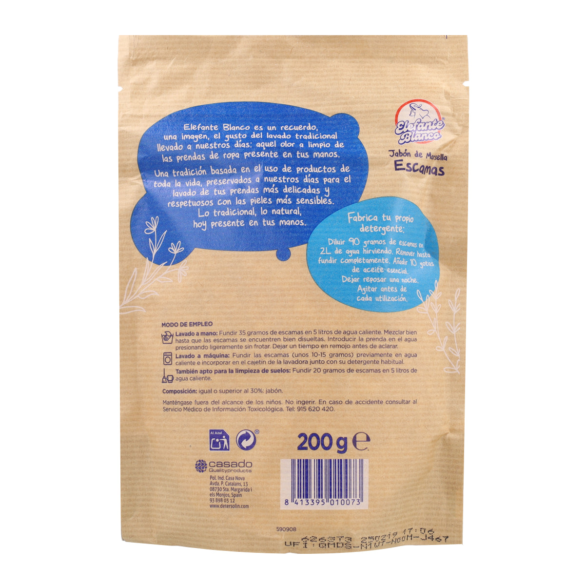 Mimidu ECO Weiße Elefantenschuppen 200 g