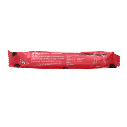 Glutenfreier Schokoriegel mit Reis und dunkler Schokolade 18 g