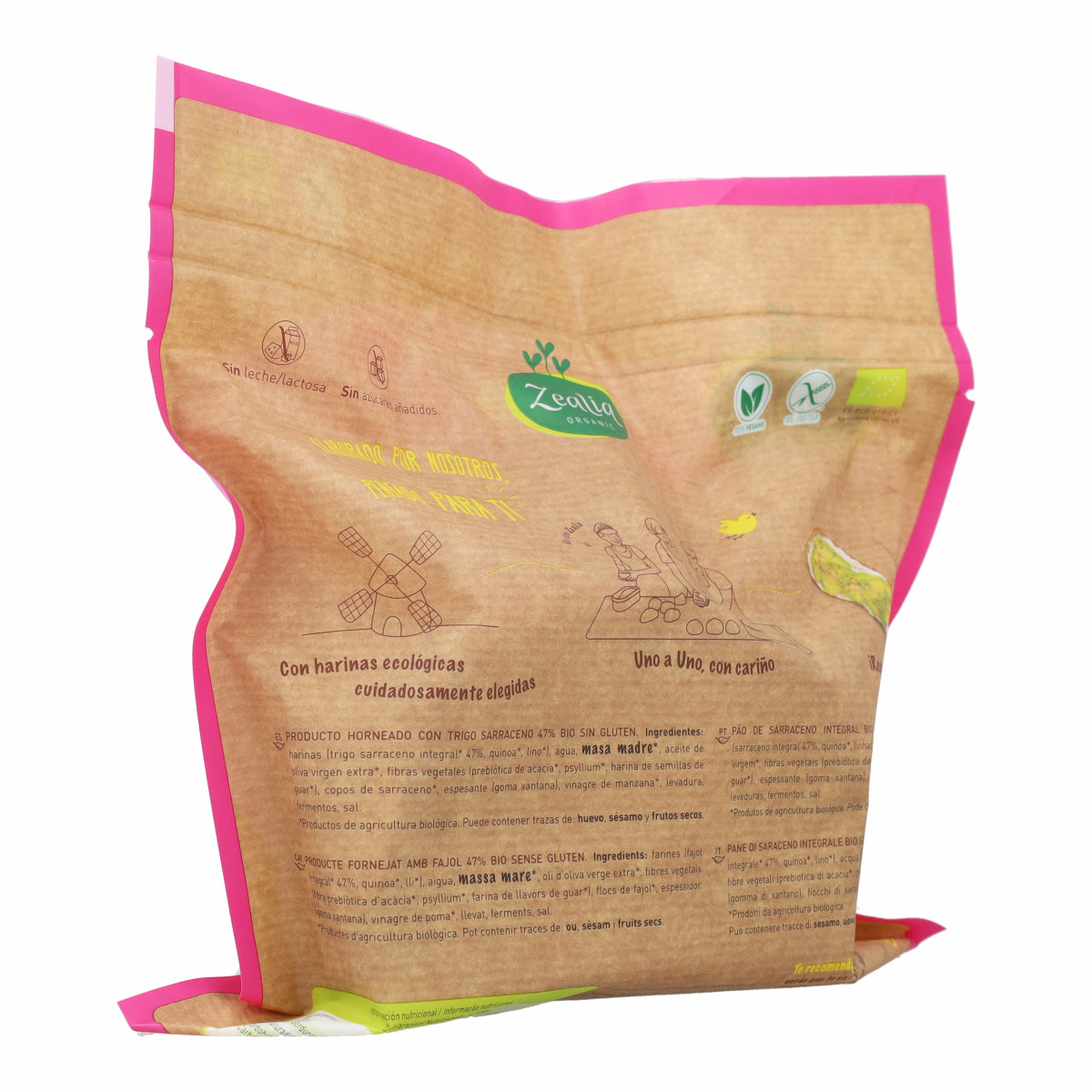 Vollkorn-Buchweizenbrot BIO glutenfrei Zealia 330 g