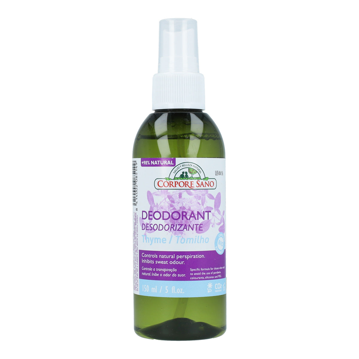 Pack 5x Desodorante tomillo Corpore Sano 150 ml