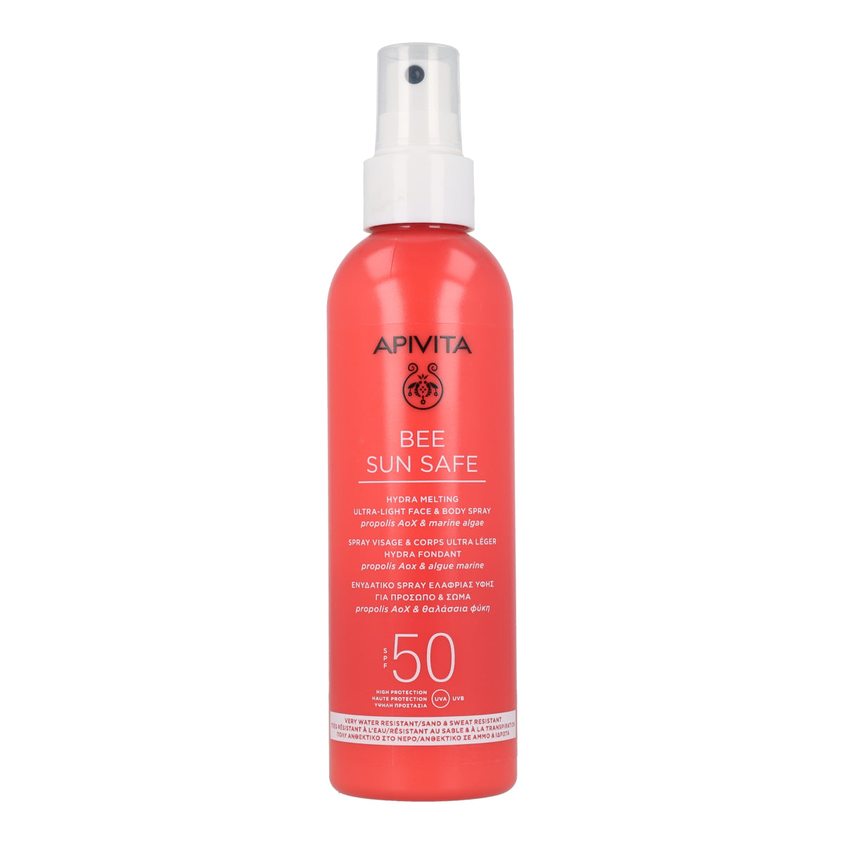 Sonnenspray Hydra Melting SPF50 Apivita 200 ml