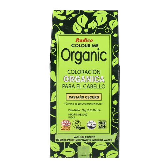 Pflanzliche Haarfarbe dunkelbraun Radico 100 g