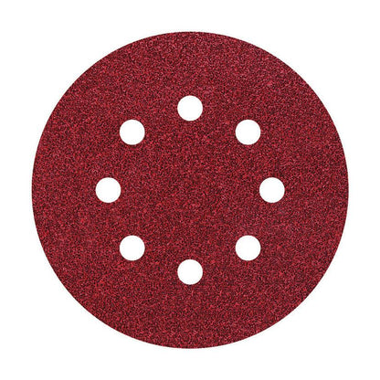 5 discos adhesivos de lijar Ø 125 mm Wolfcraft Grano 24