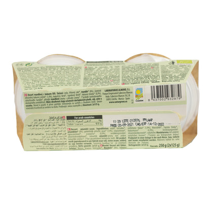 NaturGreen Dessert mit Mandeln und Kakao,  2 x 125 g