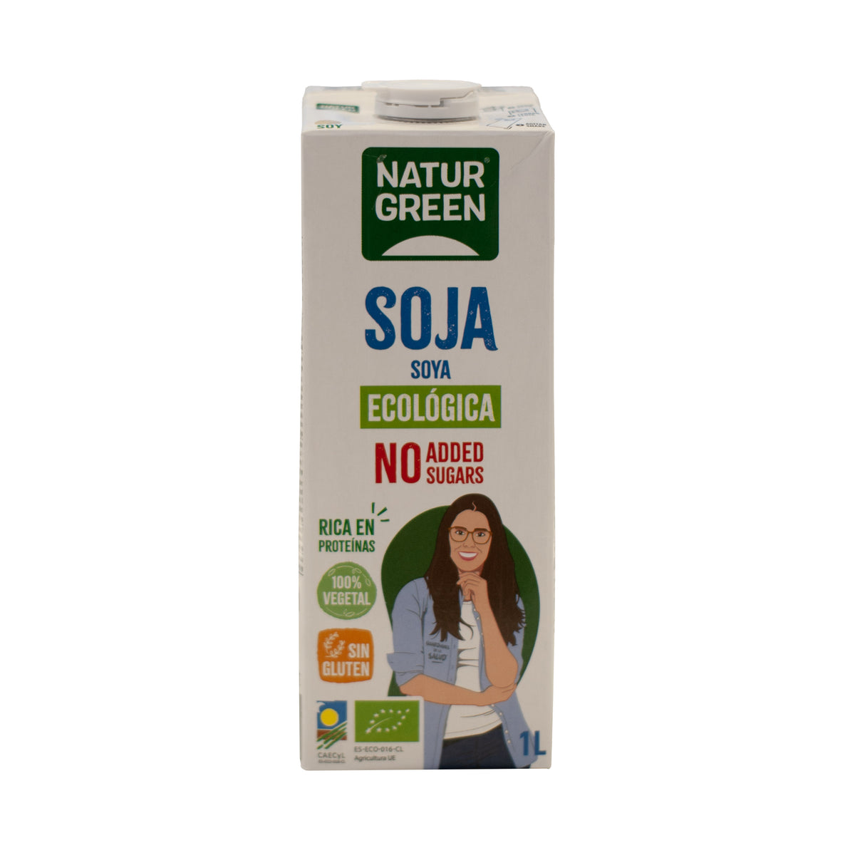Zuckerfreies Sojagetränk Nature von NaturGreen, 1 l