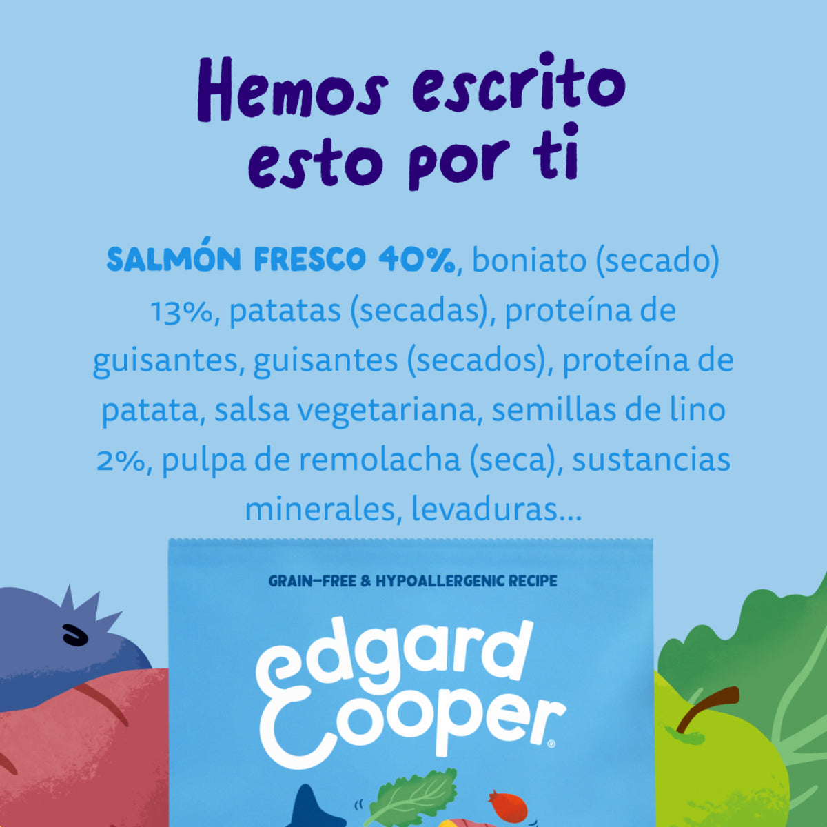 Hundefutter Norwegischer Lachs Edgard & Cooper 1 kg