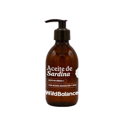 Natürliches Sardinenöl Wild Balance 250 ml