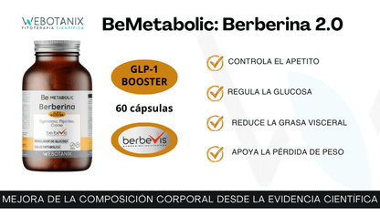 Berberin BeMetabolic WeBotanix 60 Kapseln