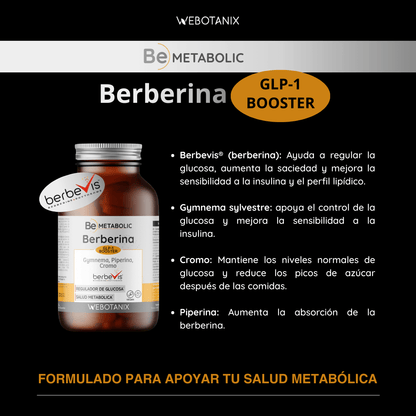 Berberin BeMetabolic WeBotanix 60 Kapseln