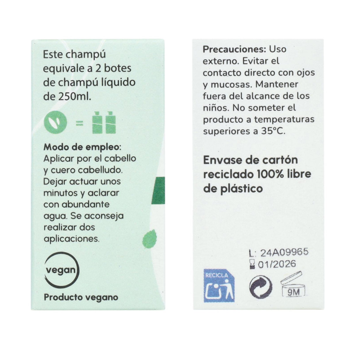 Planeta Huerto Minze Anti-Fett festes Shampoo 85 g