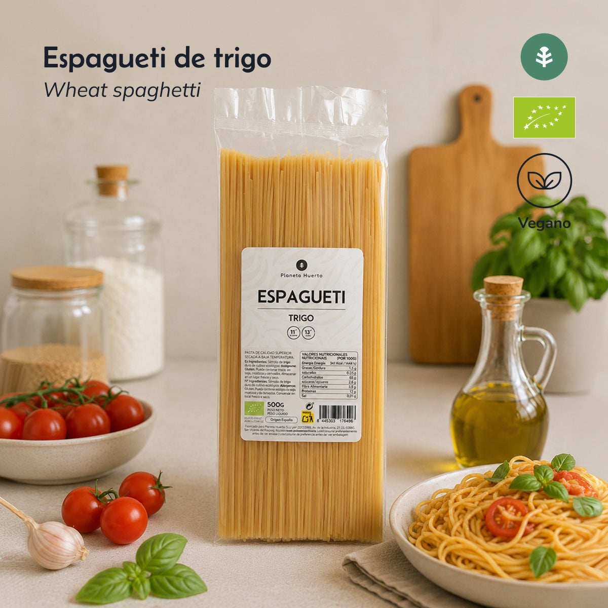 Spaghetti aus Weizen ECO Planeta Huerto 500gr