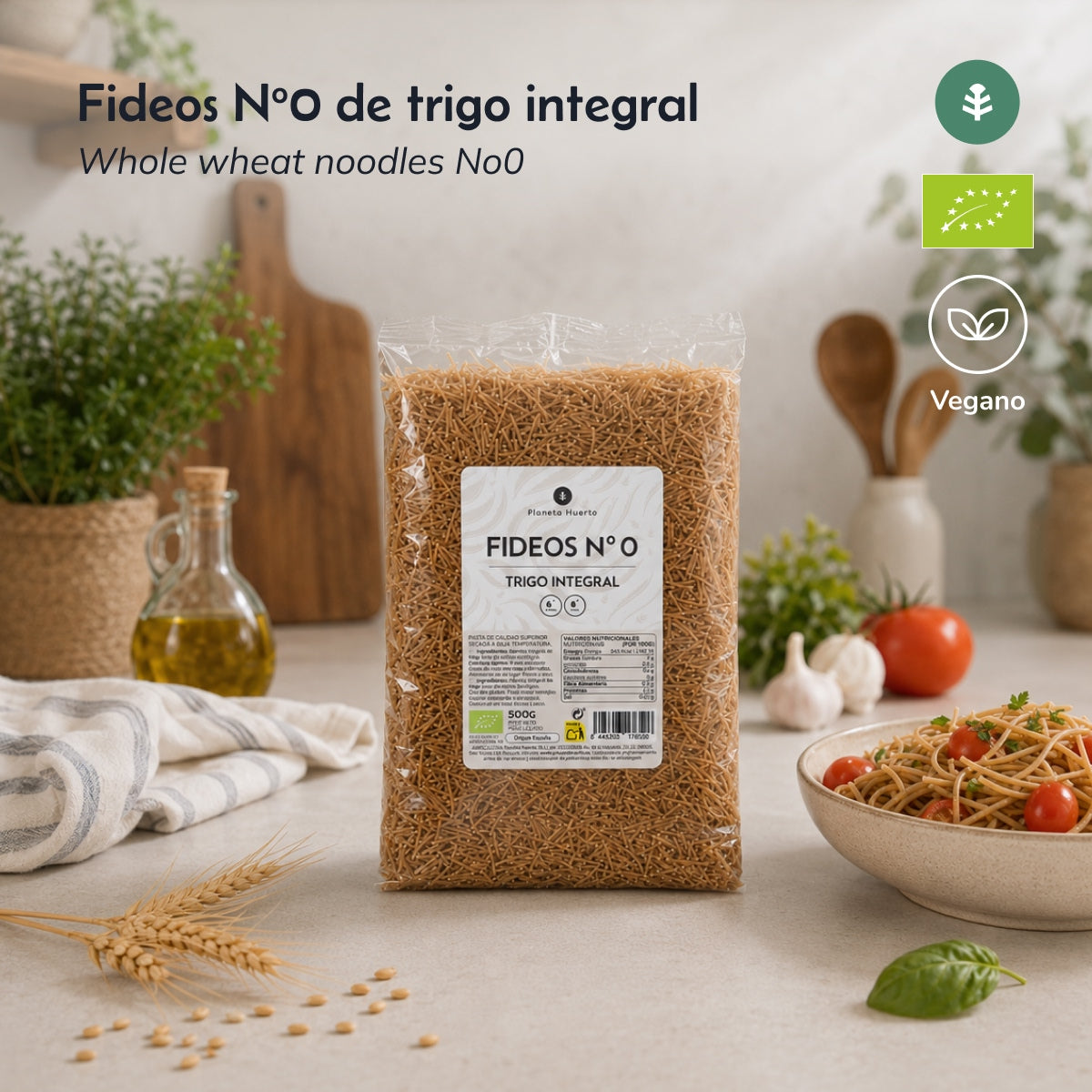 Vollkornnudeln Nr. 0 ECO Planeta Huerto 5 kg