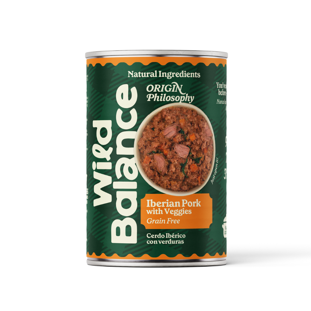 BARF-Dose mit Schweinefleisch und Gemüse für Hunde Wild Balance 400 g