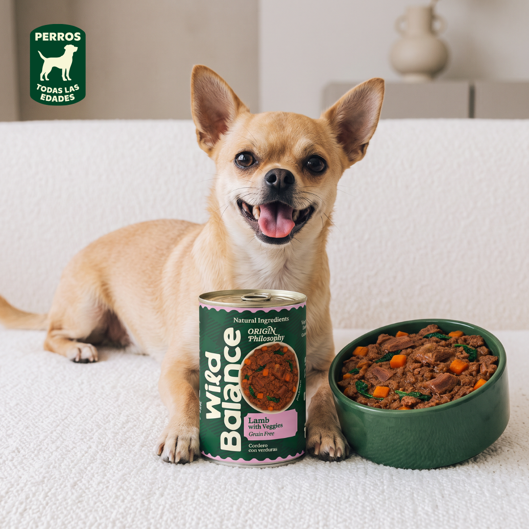 Komplettes BARF-Menü mit Lamm für Hunde, Wild Balance, 400 g
