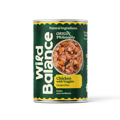 BARF-Hühnchen-Dose für Hunde Wild Balance 400 g