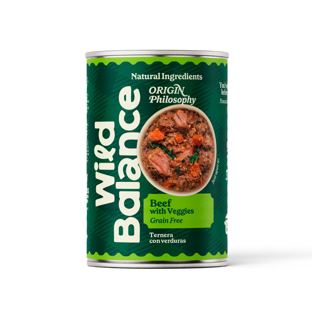 BARF-Dose mit Rindfleisch für Hunde Wild Balance 400 g
