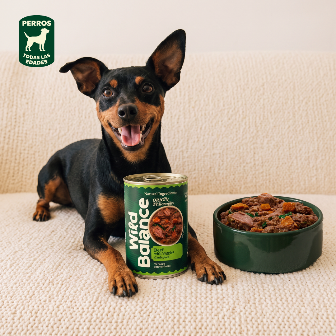 BARF-Dose mit Rindfleisch für Hunde Wild Balance 400 g