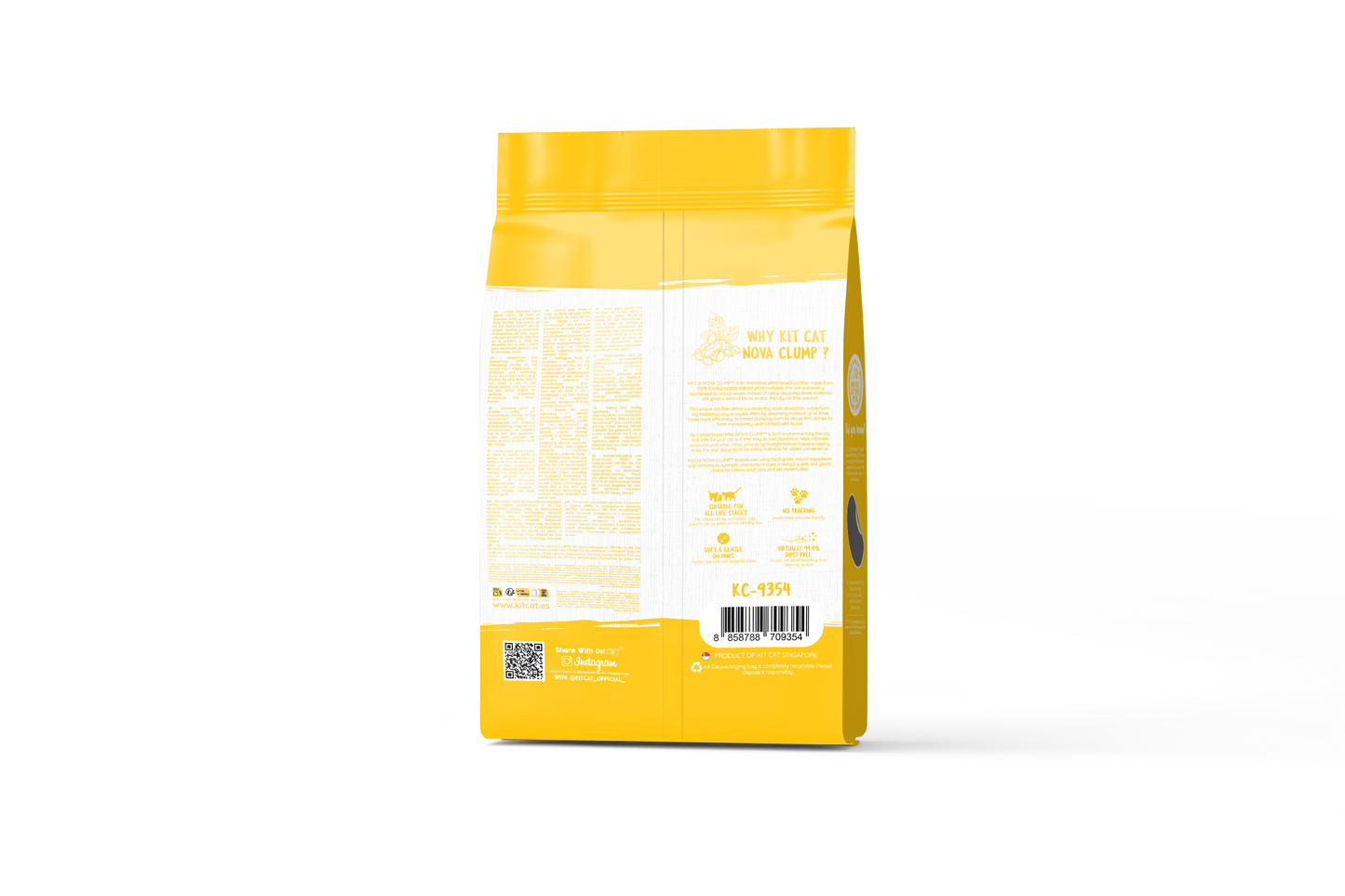 Kit Cat Arena Eco SoyaClump – Original 7 l Katzenstreu