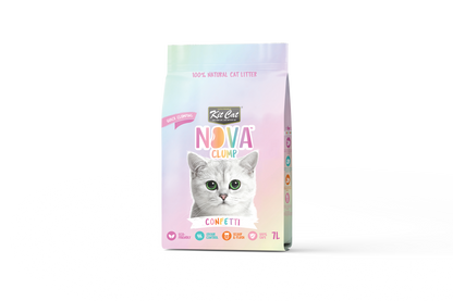Katzenstreu-Set Eco SoyaClump – Confetti 7 l Katzenstreu