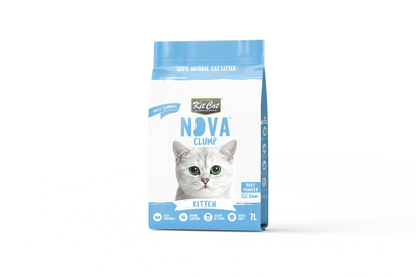 Katzenstreu-Set Eco SoyaClump – Kitten Baby Powder 7 l Katzenstreu