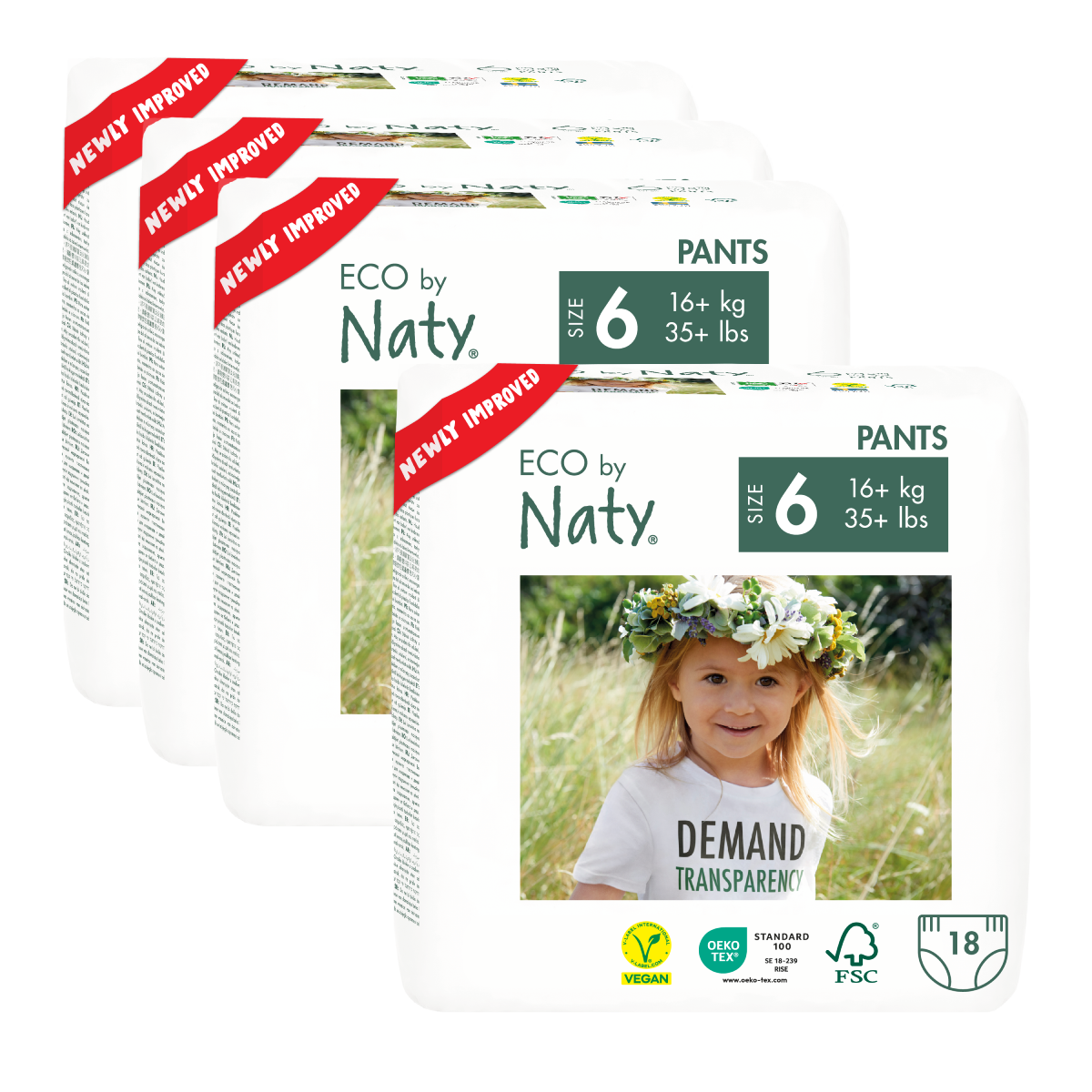Windelpack Nr. 6 Naty 16+ kg 36 Stück