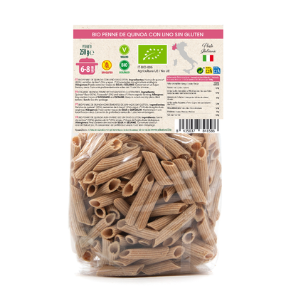 Quinoa-Nudeln mit Bio-Leinsamen, glutenfrei Sol Natural 250 g