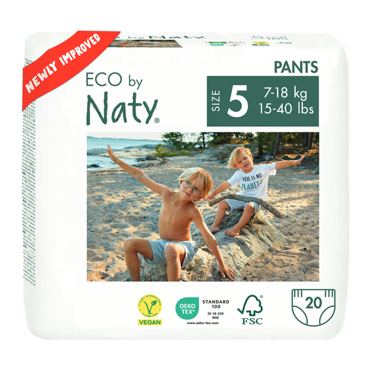 Windelhose Nr. 5 Naty 12-18 kg Eco by Naty 20 Stück
