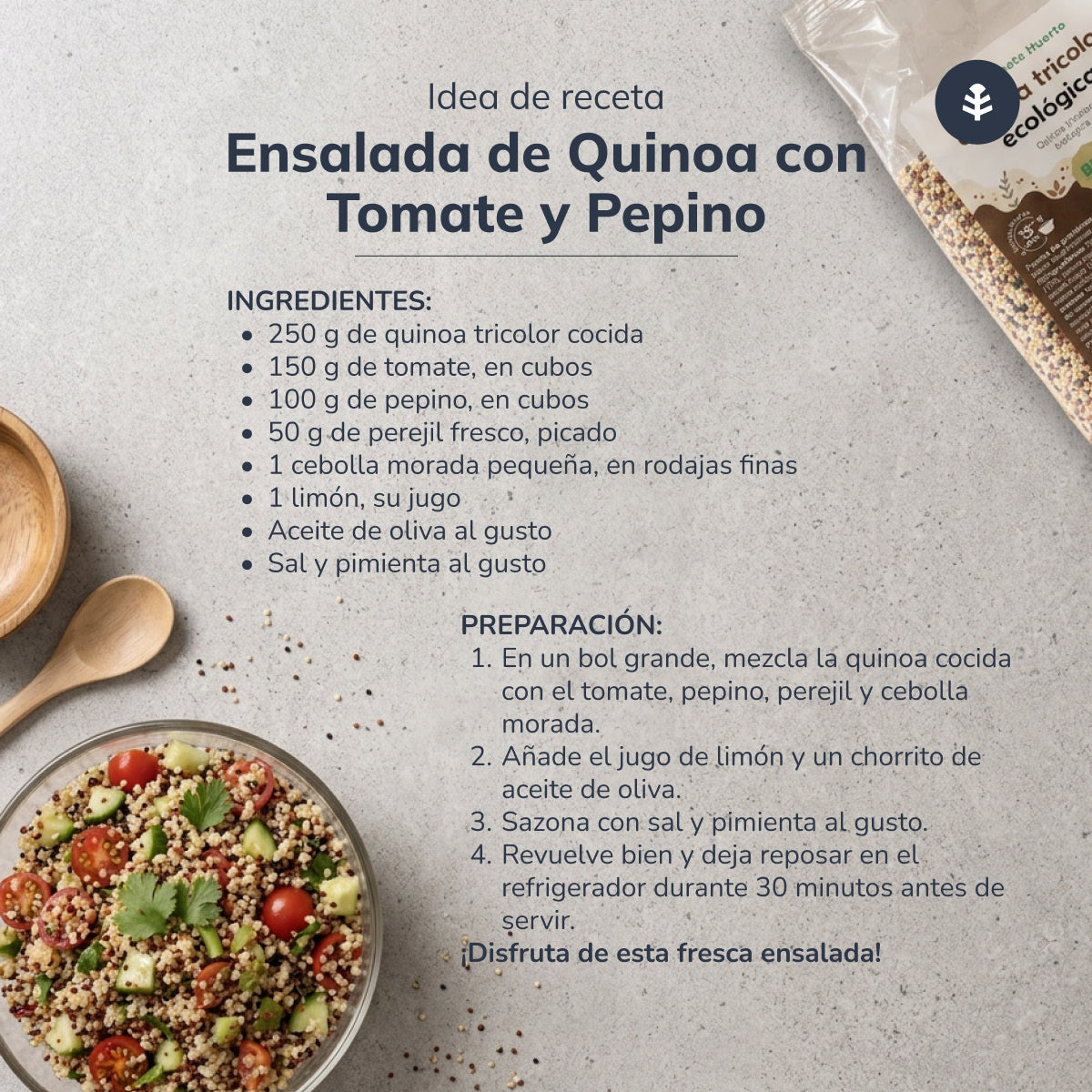 Quinoa dreifarbig ECO Planeta Huerto 500 g