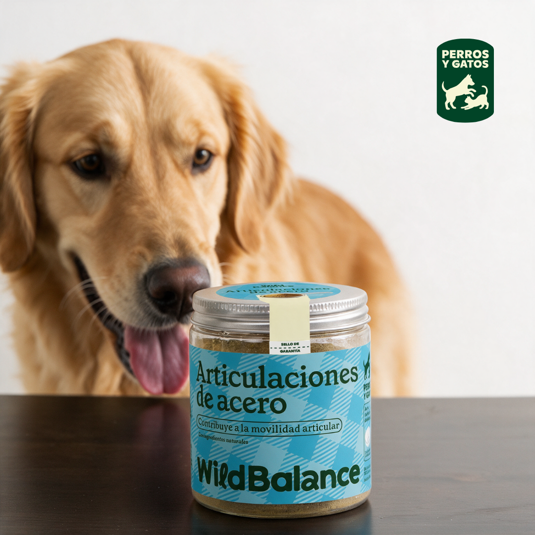 Stahlgelenke Natürliches Ergänzungsmittel für Haustiere Wild Balance 100 g