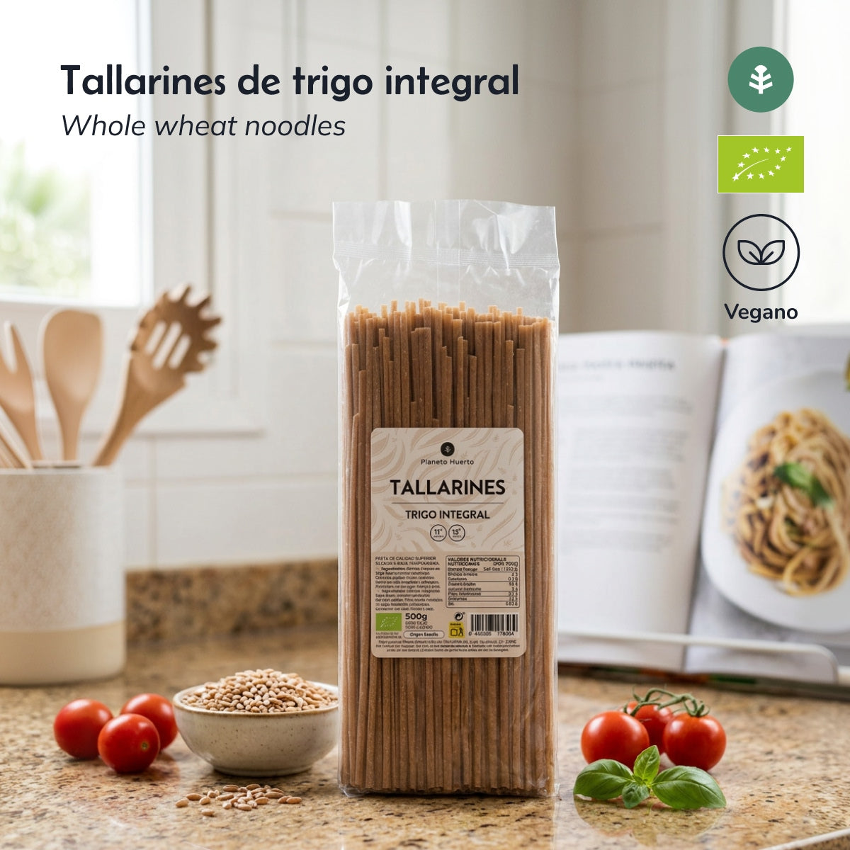Vollkorn-Tagliatelle ECO Planeta Huerto 500gr