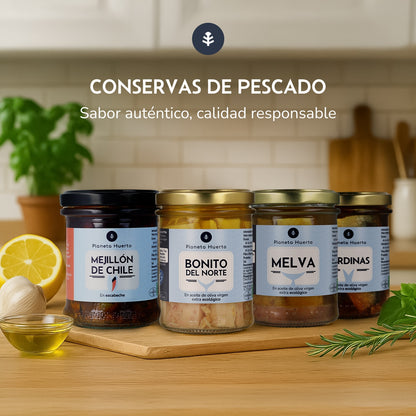 Pack 3x Sardinas en aceite de oliva virgen extra ECO Planeta Huerto 190 g