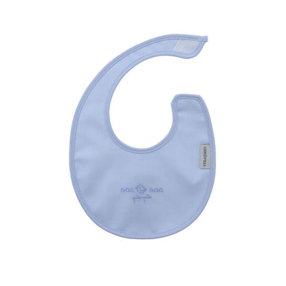 Babero redondo con velcro Pío pío de Cambrass Color celeste