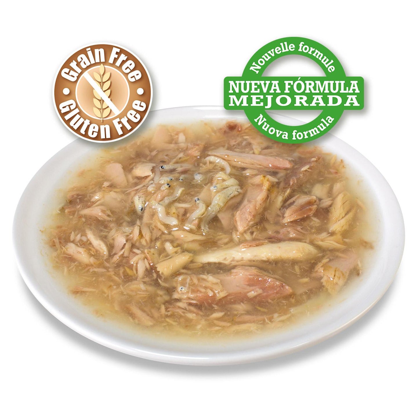 Atún blanco y espadín en salsa Arquivet 80 g Comida húmeda para gatos