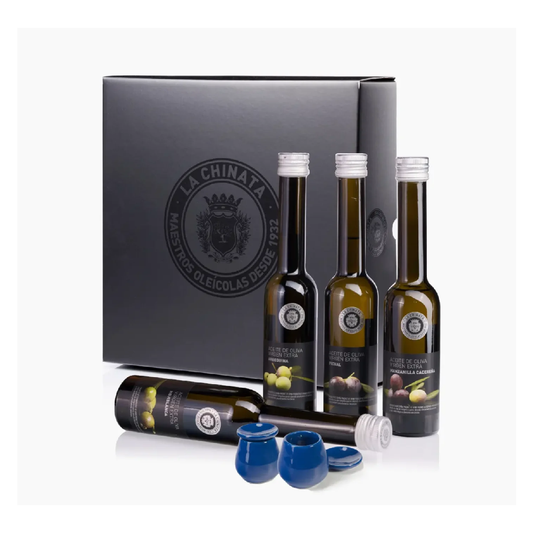 Estuche Box Degustación de AOVE La Chinata