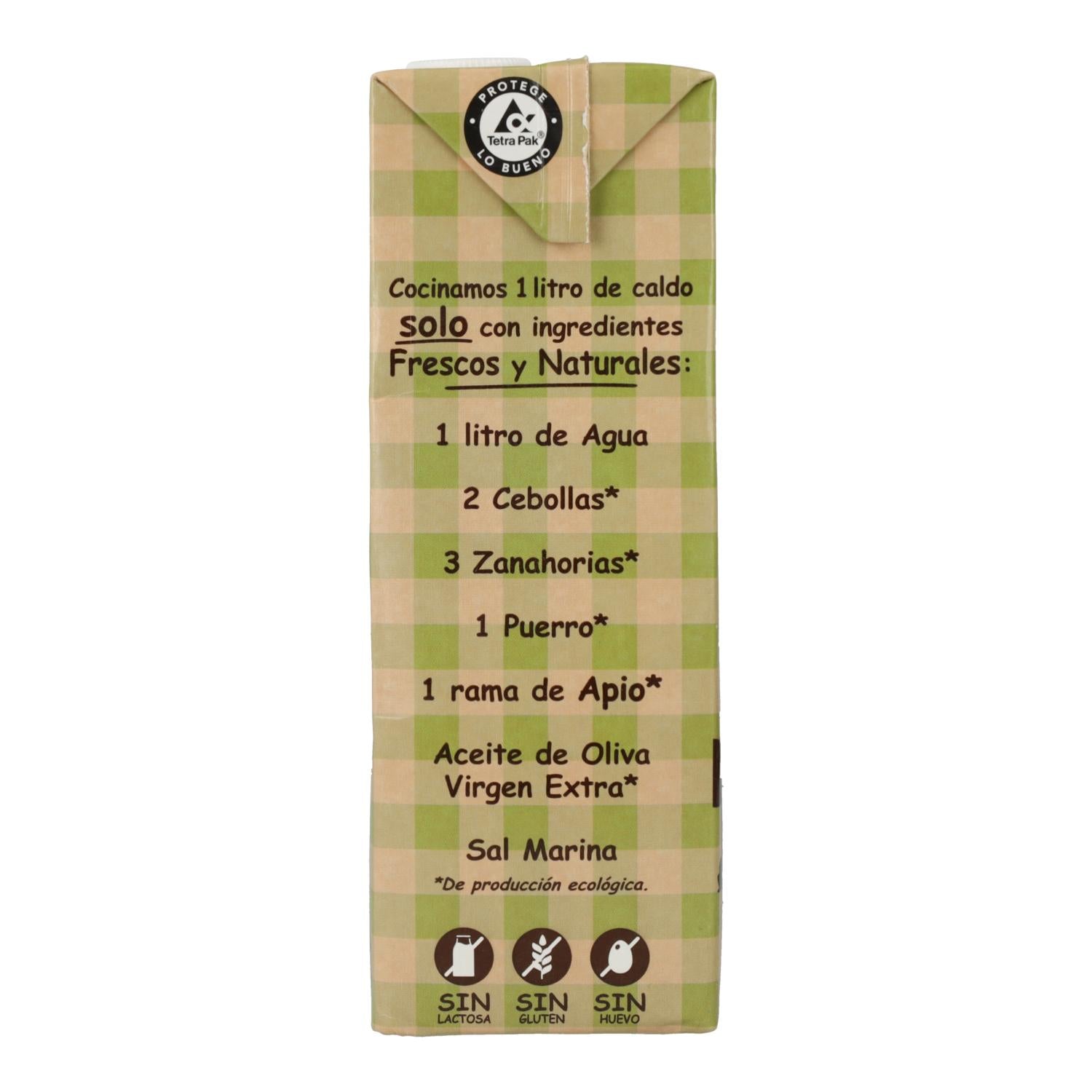 Caldo natural de verduras ECO Aneto 1L