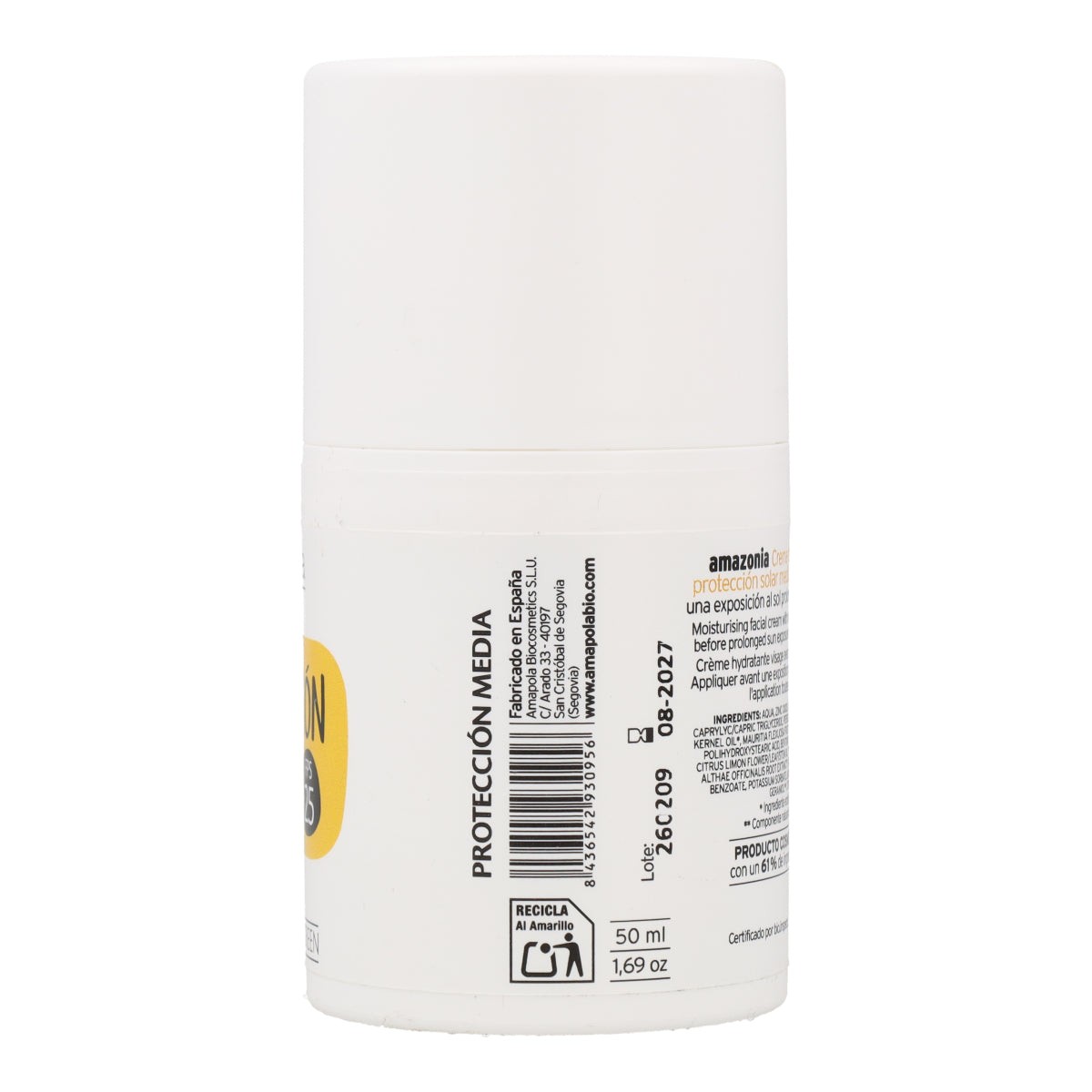 Gesichtssonnenschutz SPF 25 Amazonia Amapola 50 ml