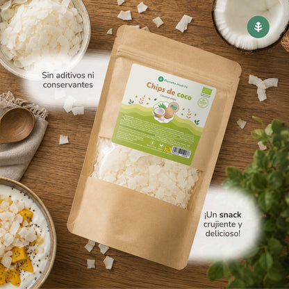Ungesüßte Kokoschips ECO Planeta Huerto 150 g