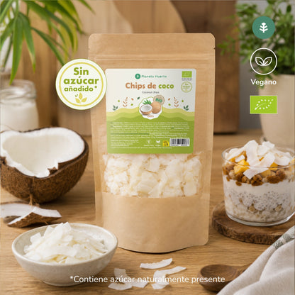 Ungesüßte Kokoschips ECO Planeta Huerto 150 g