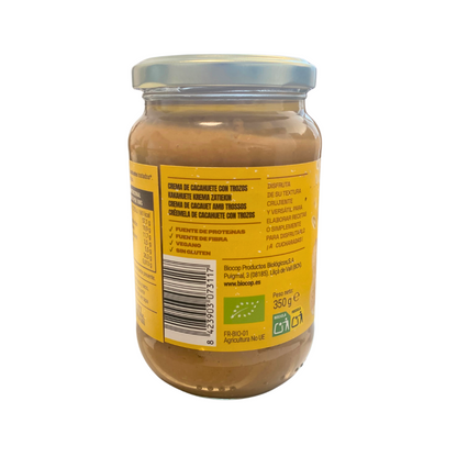 Crema de Cacahuete Crujiente Biocop 350 g